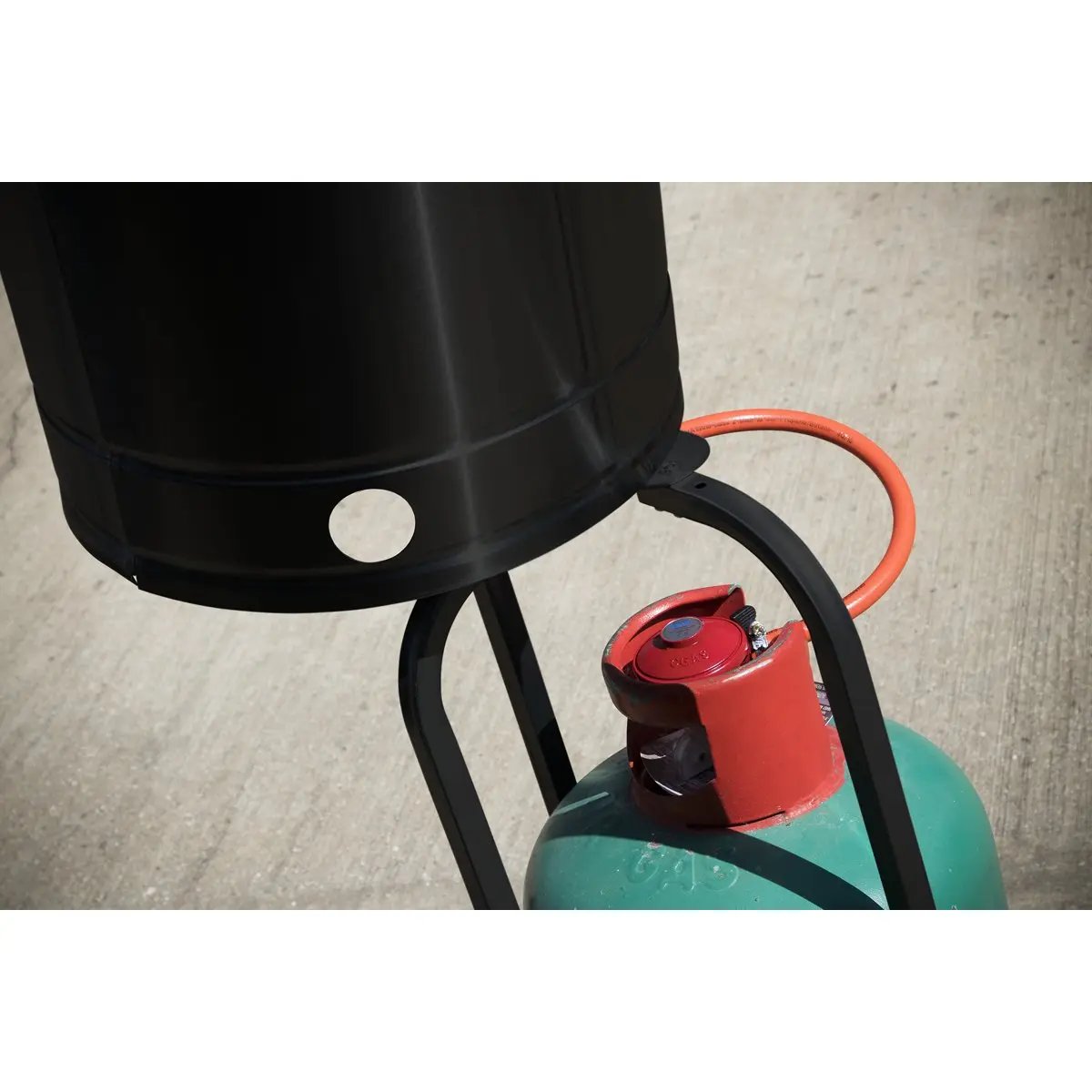 Dellonda DG1 Outdoor Garden Gas Patio Heater 13kW Commercial & Domestic Use Black Dellonda