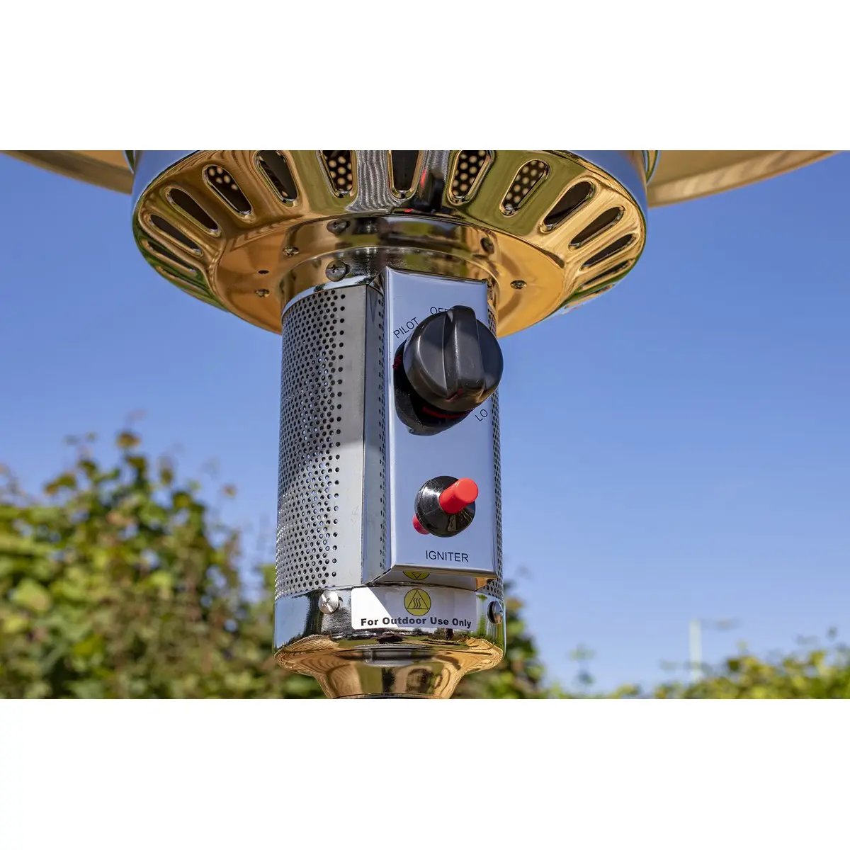 Dellonda DG1 Outdoor Garden Gas Patio Heater 13kW Commercial & Domestic Use Black Dellonda