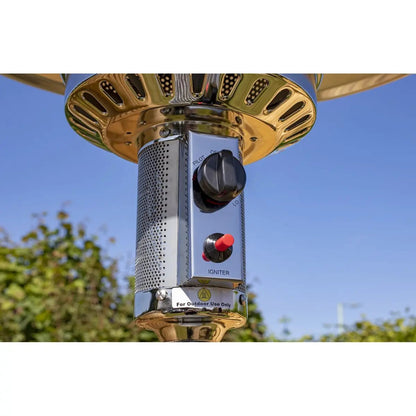 Dellonda DG1 Outdoor Garden Gas Patio Heater 13kW Commercial & Domestic Use Black Dellonda