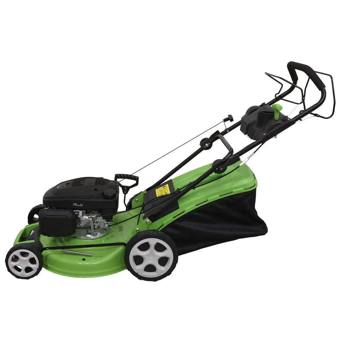 Dellonda DG102 Self-Propelled Petrol Lawnmower Grass Cutter with Height Adjustment & Grass Bag 171cc 20"/51cm 4-Stroke Engine Dellonda