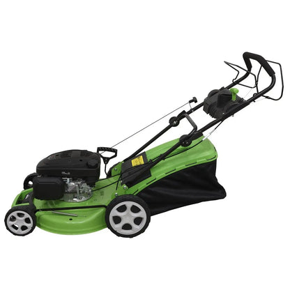 Dellonda DG102 Self-Propelled Petrol Lawnmower Grass Cutter with Height Adjustment & Grass Bag 171cc 20"/51cm 4-Stroke Engine Dellonda