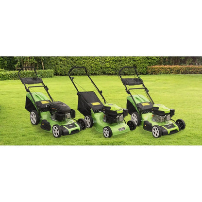 Dellonda DG102 Self-Propelled Petrol Lawnmower Grass Cutter with Height Adjustment & Grass Bag 171cc 20"/51cm 4-Stroke Engine Dellonda