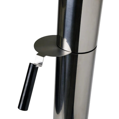 Dellonda DG103 Large Outdoor Wood-Fired Pizza Oven & Smoker with Side Shelves & Stand Dellonda