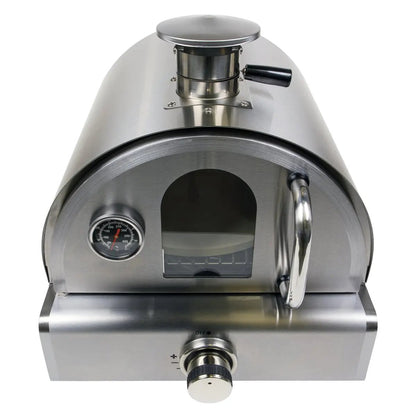 Dellonda DG104 Outdoor Tabletop Gas Powered Pizza Oven with Temperature Display Dellonda