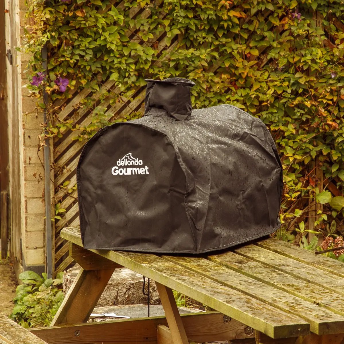 Dellonda DG104 Outdoor Tabletop Gas Powered Pizza Oven with Temperature Display Dellonda