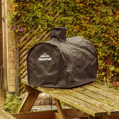 Dellonda DG104 Outdoor Tabletop Gas Powered Pizza Oven with Temperature Display Dellonda