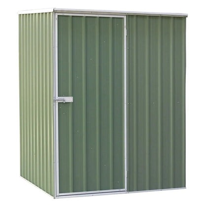 Dellonda DG114 Galvanised Steel Metal Garden/Outdoor/Storage Shed 5FT x 5FT Pent Style Roof – Green Dellonda