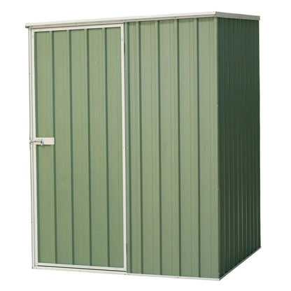Dellonda DG114 Galvanised Steel Metal Garden/Outdoor/Storage Shed 5FT x 5FT Pent Style Roof – Green Dellonda