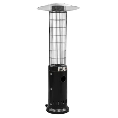Dellonda DG124 Gas Patio Heater 13kW for Commercial & Domestic Use Black Dellonda