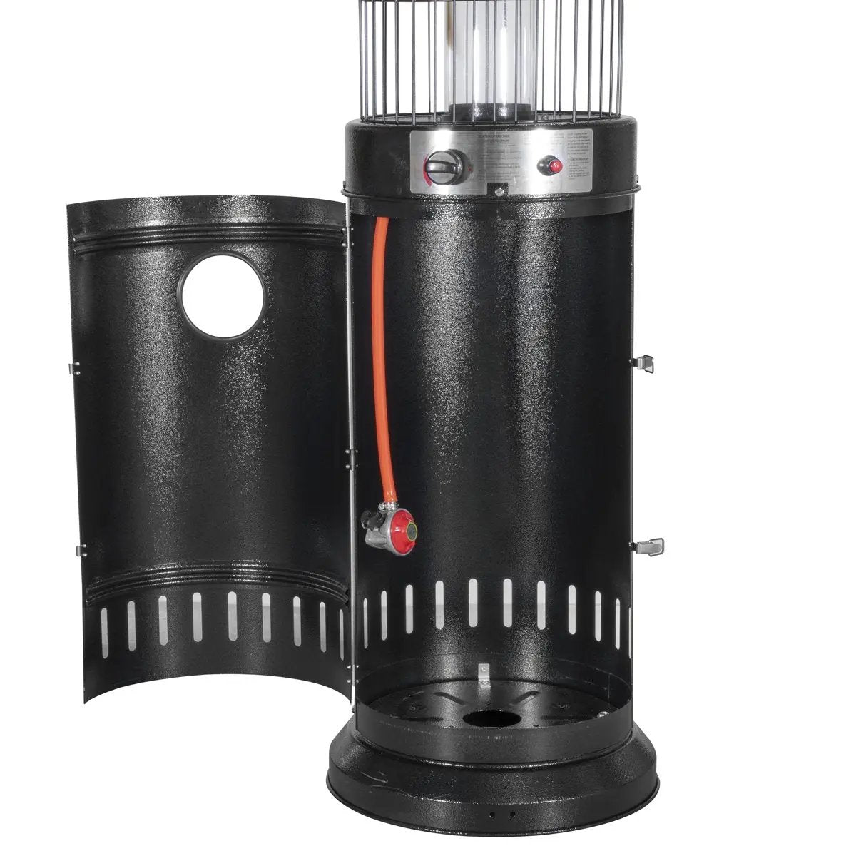 Dellonda DG124 Gas Patio Heater 13kW for Commercial & Domestic Use Black Dellonda