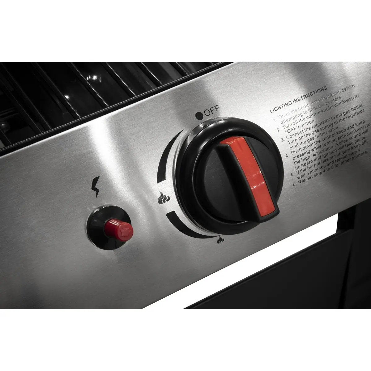 Dellonda DG13 2 Burner Gas BBQ Grill with Ignition & Thermometer - Black/Stainless Steel Dellonda