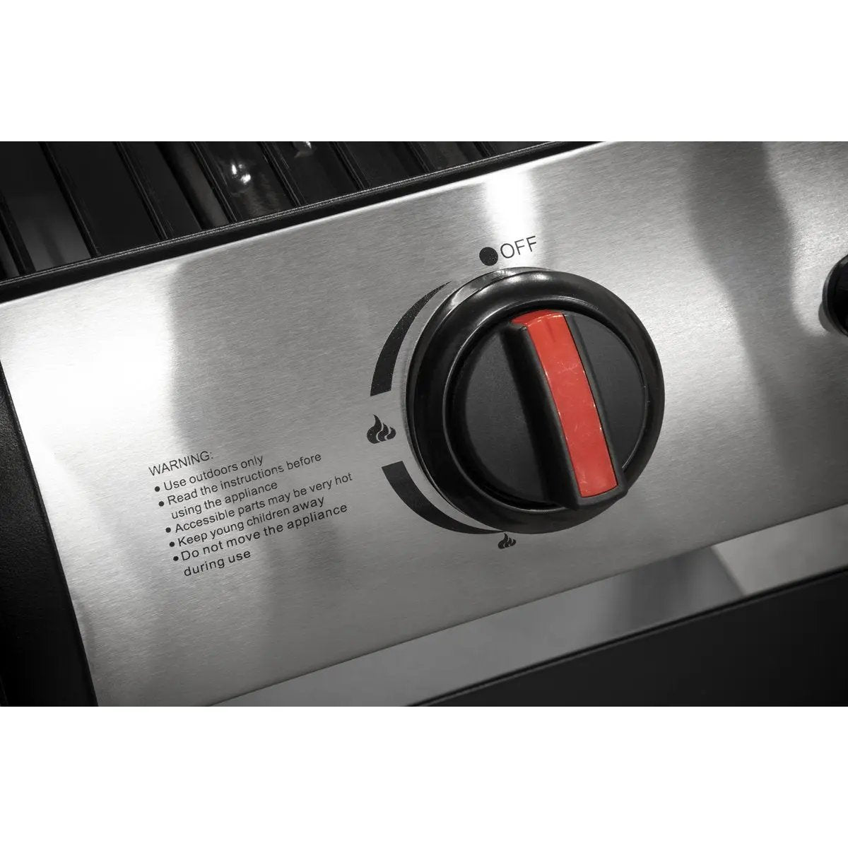 Dellonda DG13 2 Burner Gas BBQ Grill with Ignition & Thermometer - Black/Stainless Steel Dellonda