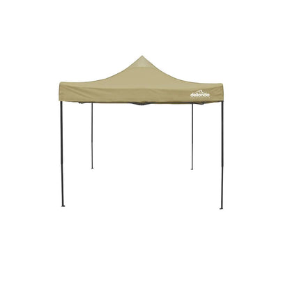 Dellonda DG130 Premium 3 x 3m Pop-Up Gazebo PVC Coated Water Resistant Fabric Beige Dellonda