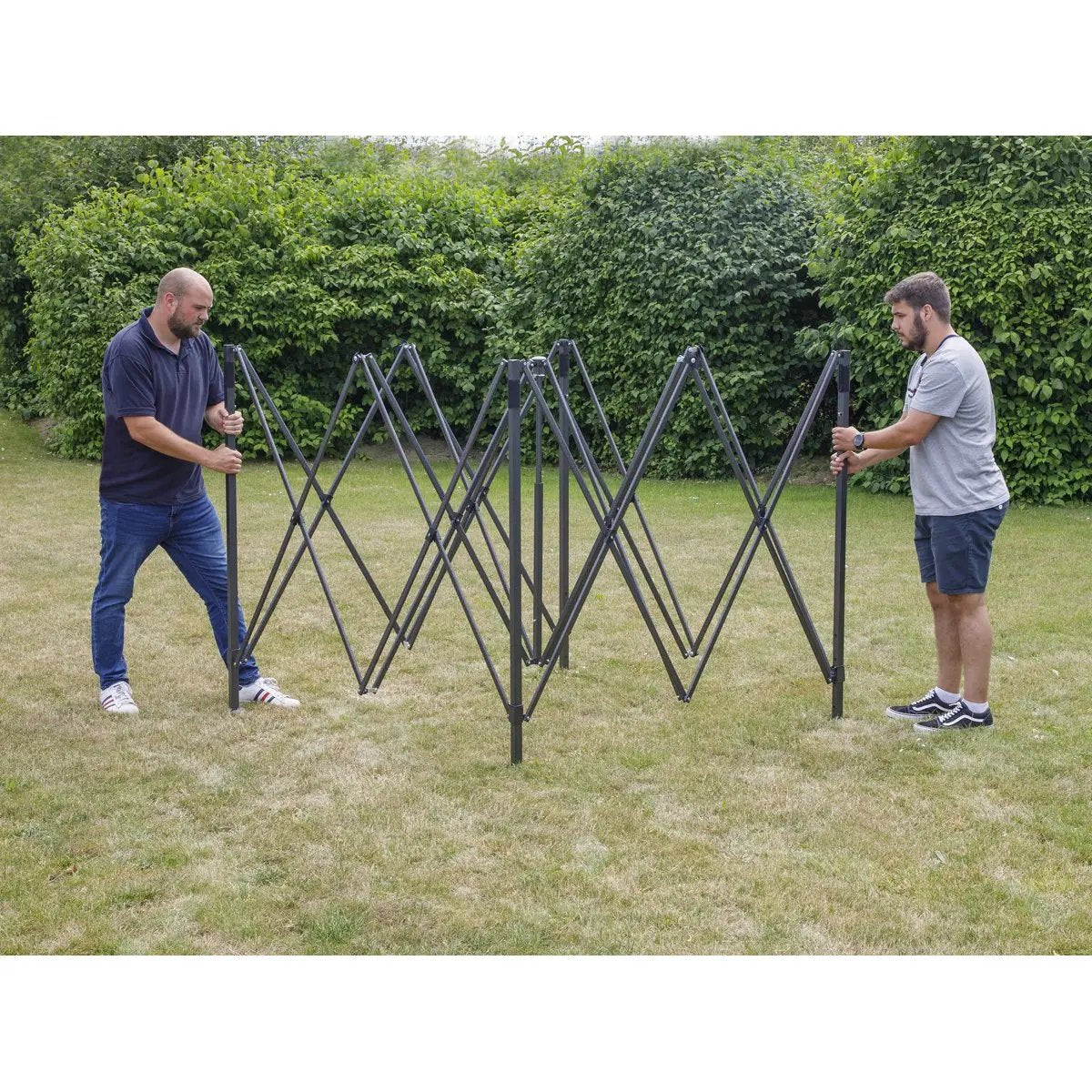 Dellonda DG130 Premium 3 x 3m Pop-Up Gazebo PVC Coated Water Resistant Fabric Beige Dellonda