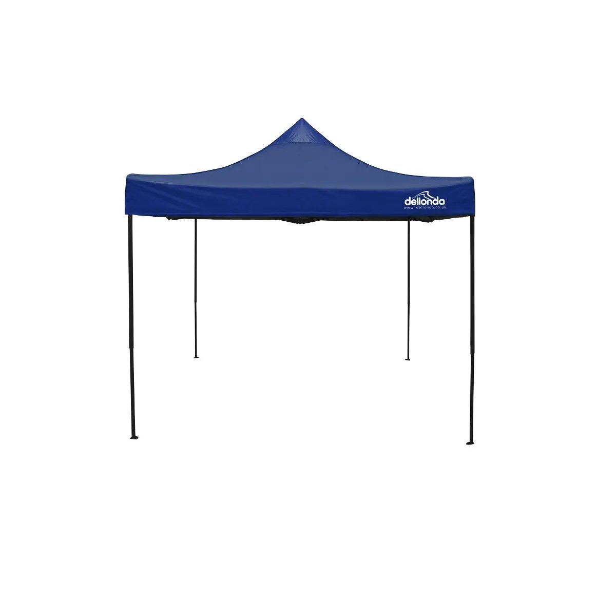 Dellonda DG131 Premium 3 x 3m Pop-Up Gazebo PVC Coated Water Resistant Fabric Blue Dellonda