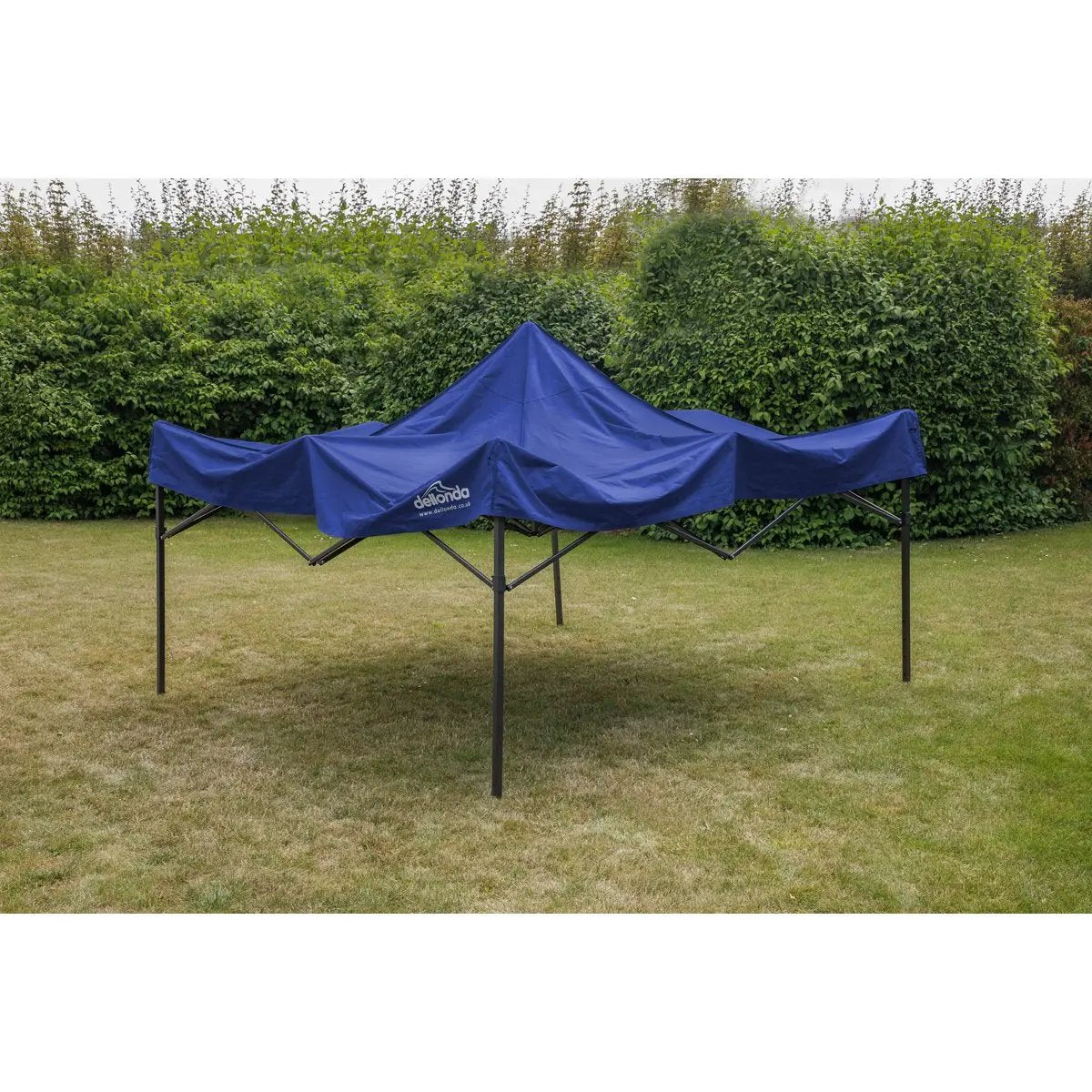Dellonda DG131 Premium 3 x 3m Pop-Up Gazebo PVC Coated Water Resistant Fabric Blue Dellonda