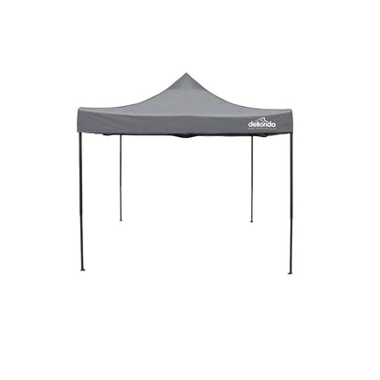 Dellonda DG133 Premium 3 x 3m Pop-Up Gazebo PVC Coated Water Resistant Fabric Grey Dellonda