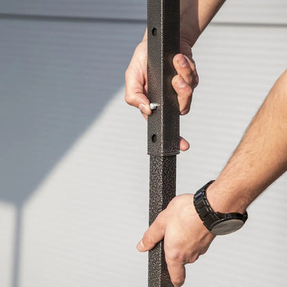 Dellonda DG136 Premium 3 x 4.5m Pop-Up Gazebo Heavy Duty PVC Coated Water Resistant Fabric Dark Green Dellonda