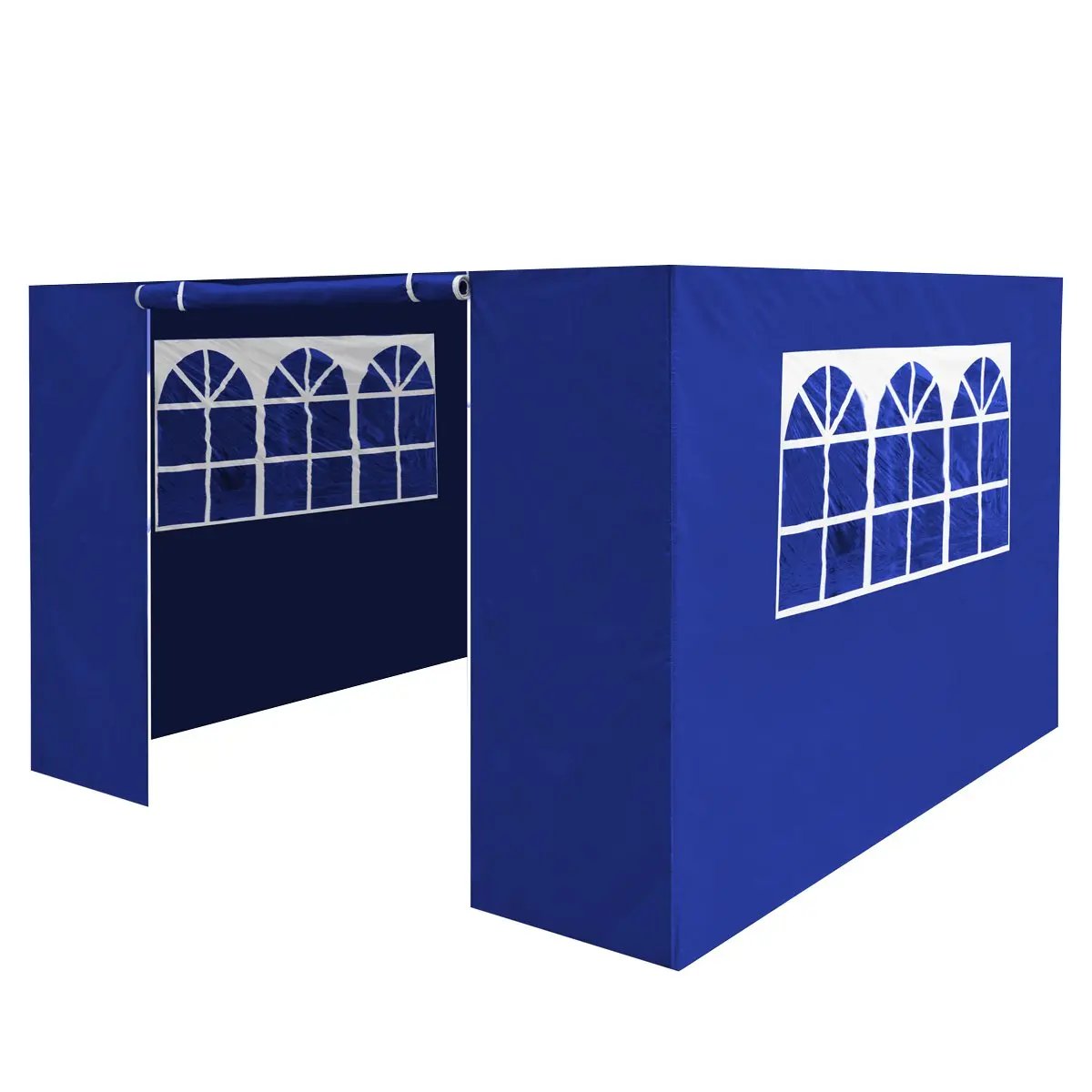 Dellonda DG143 Premium Side Walls/Doors/Windows for Gazebo/Marquee Fits 2 x 2m Models - Blue Dellonda