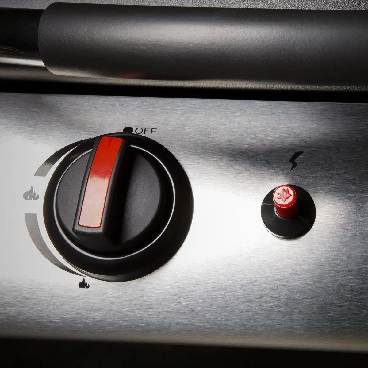 Dellonda DG15 4 Burner Gas BBQ Grill Ignition Thermometer Black/Stainless Steel Dellonda