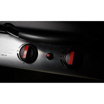 Dellonda DG15 4 Burner Gas BBQ Grill Ignition Thermometer Black/Stainless Steel Dellonda