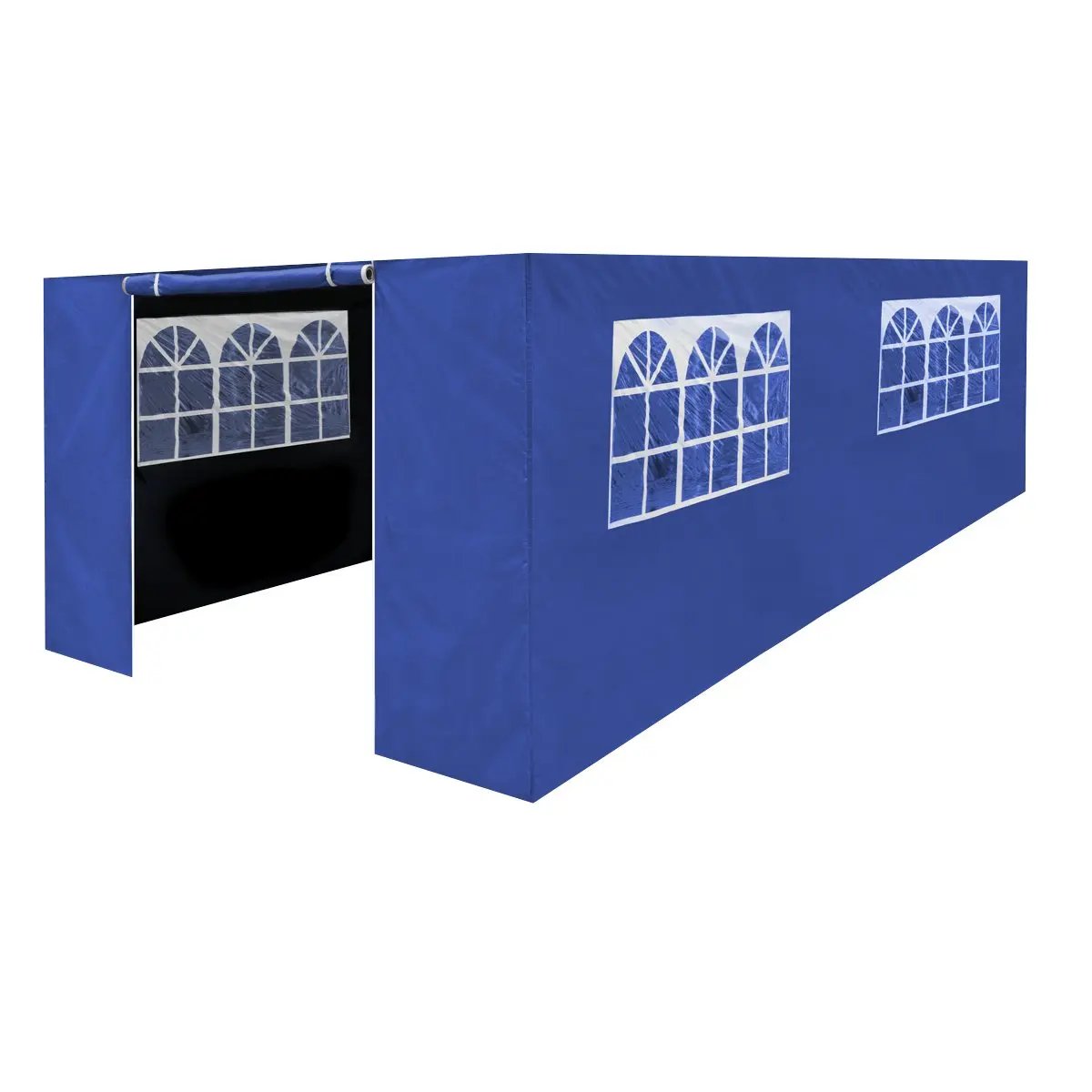 Dellonda DG155 Premium Side Walls/Doors/Windows for Gazebo/Marquee Fits 3 x 6m Models - Blue Dellonda