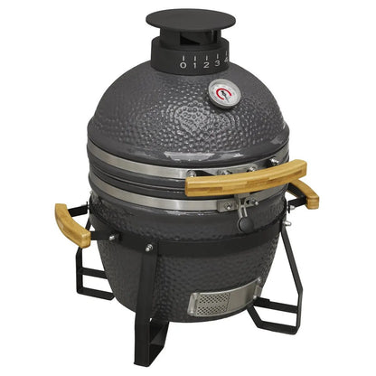 Dellonda DG158 Deluxe 16"(40cm) Ceramic Kamado Style BBQ Grill/Oven/Smoker Dellonda
