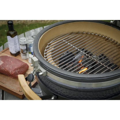 Dellonda DG158 Deluxe 16"(40cm) Ceramic Kamado Style BBQ Grill/Oven/Smoker Dellonda