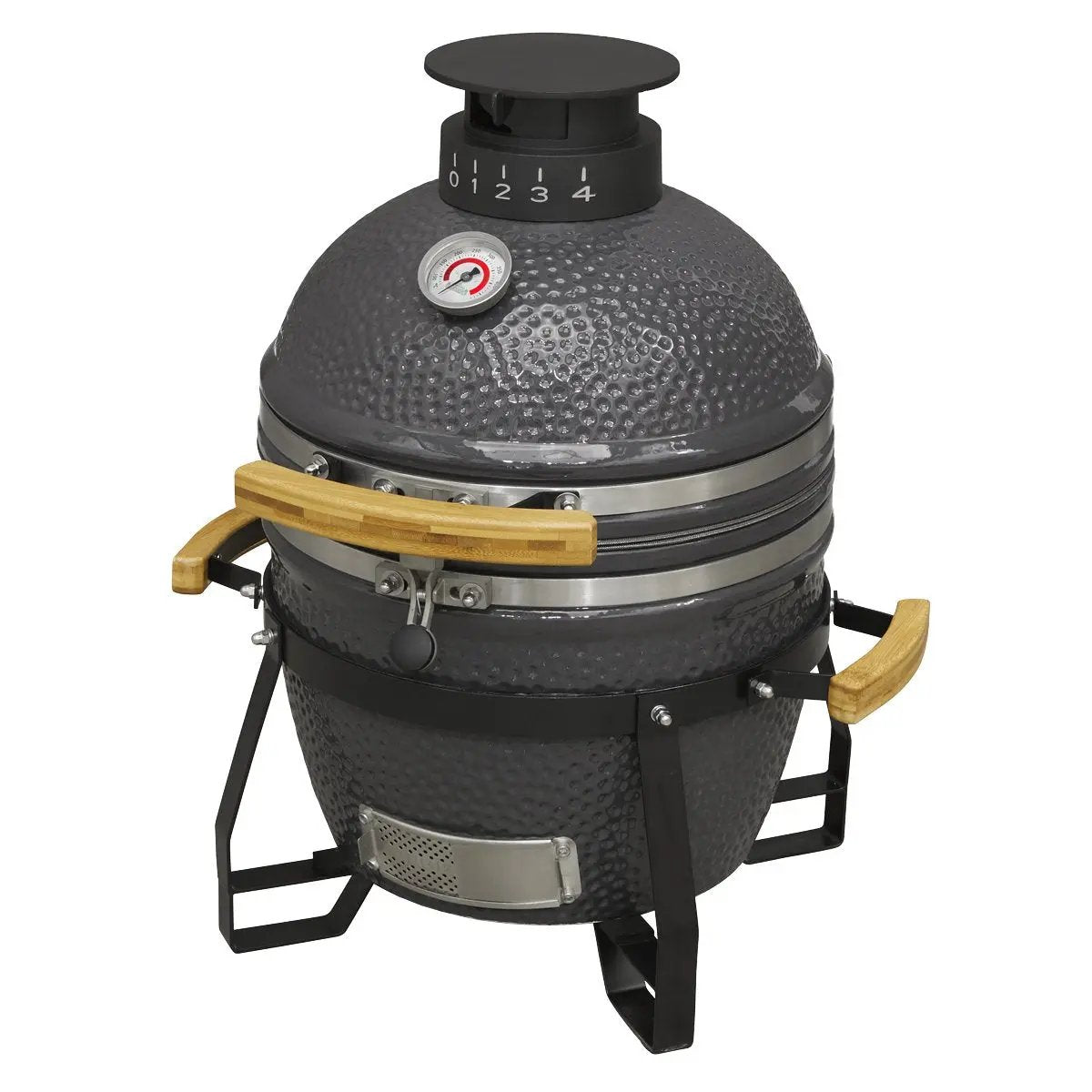 Dellonda DG158 Deluxe 16"(40cm) Ceramic Kamado Style BBQ Grill/Oven/Smoker Dellonda