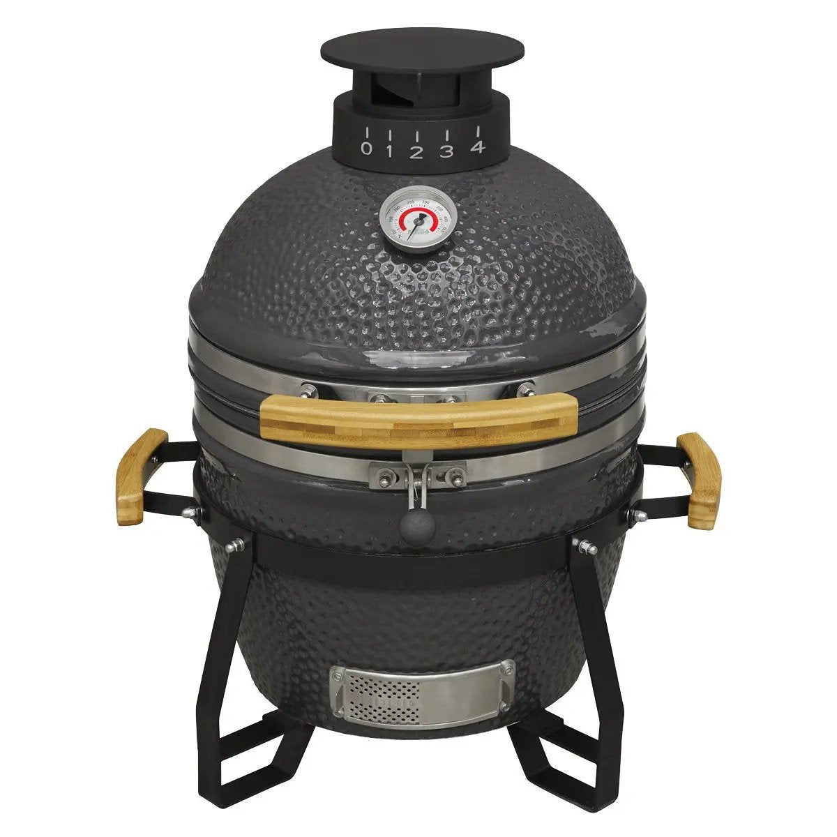 Dellonda DG158 Deluxe 16"(40cm) Ceramic Kamado Style BBQ Grill/Oven/Smoker Dellonda
