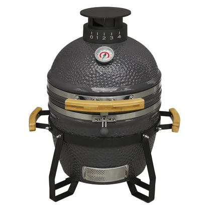Dellonda DG158 Deluxe 16"(40cm) Ceramic Kamado Style BBQ Grill/Oven/Smoker Dellonda