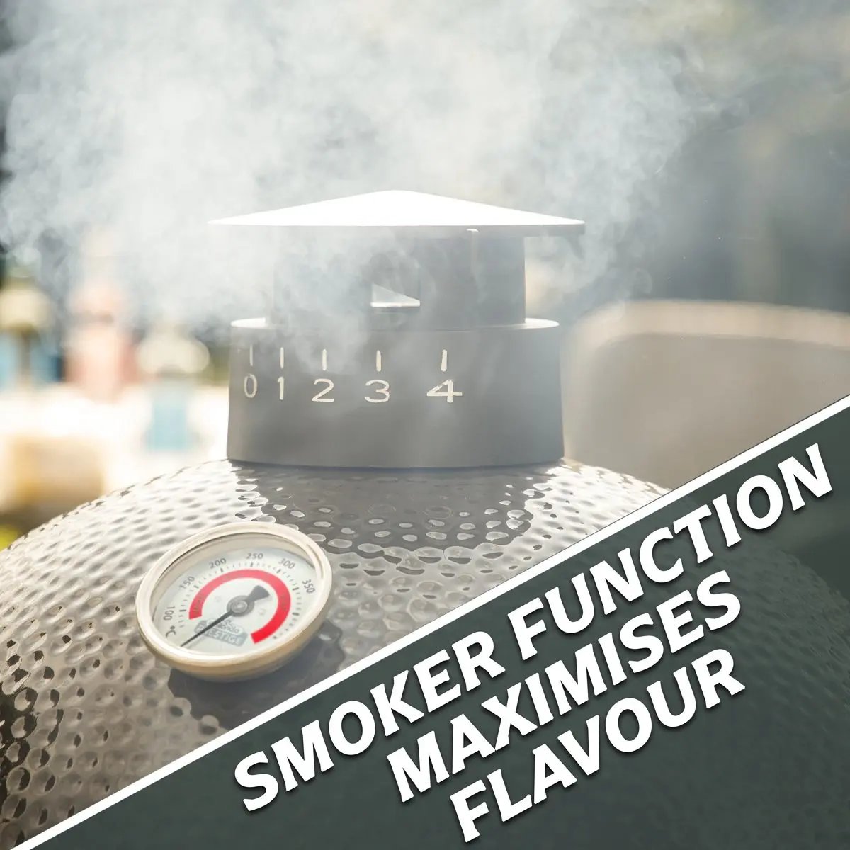 Dellonda DG158 Deluxe 16"(40cm) Ceramic Kamado Style BBQ Grill/Oven/Smoker Dellonda