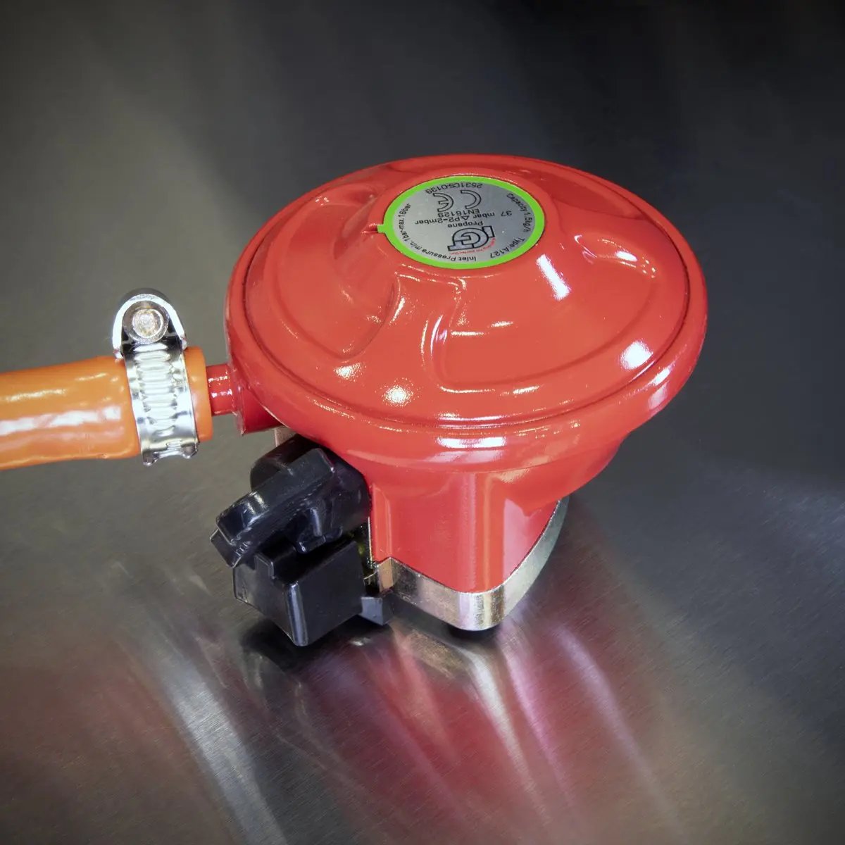 Dellonda DG16 3 Burner Deluxe Gas BBQ Grill with Piezo Ignition & Wheels - Stainless Steel Dellonda