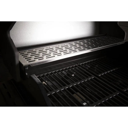 Dellonda DG16 3 Burner Deluxe Gas BBQ Grill with Piezo Ignition & Wheels - Stainless Steel Dellonda
