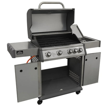 Dellonda DG17 4+1 Burner Deluxe Gas BBQ Grill Stainless Steel Side Burner Ignition Dellonda
