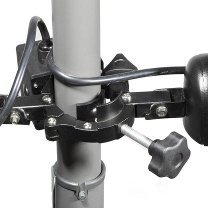 Dellonda DG176 Folding Parasol/Gazebo/Patio Outdoor Infrared Heater Two Panels Extra Long 5M Cable 1600W Dellonda