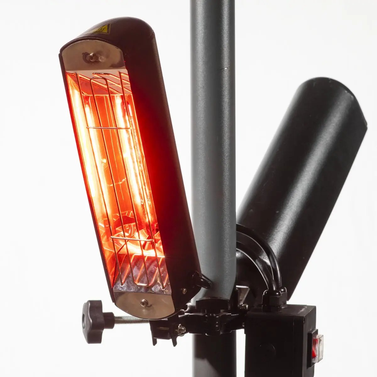 Dellonda DG176 Folding Parasol/Gazebo/Patio Outdoor Infrared Heater Two Panels Extra Long 5M Cable 1600W Dellonda