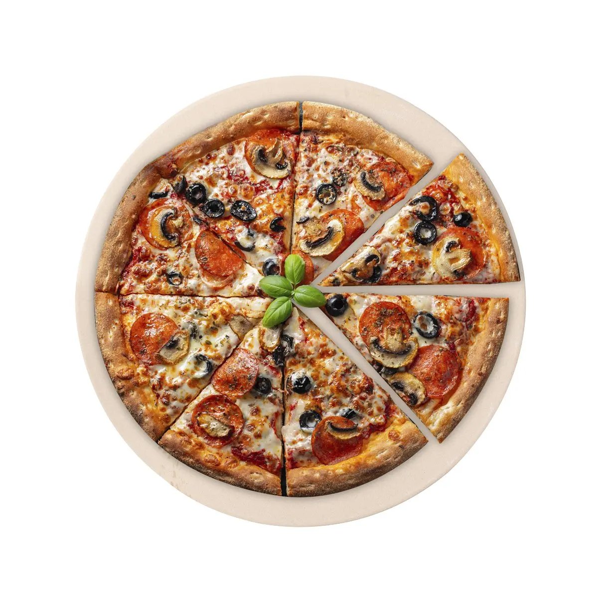 Dellonda DG184 15" 38cm Pizza Stone for Kamado BBQ Dellonda