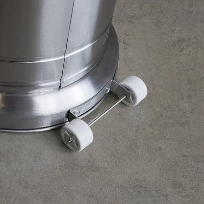 Dellonda DG2 13kW Stainless Steel Commercial Gas Outdoor Garden Patio Heater Wheels Dellonda