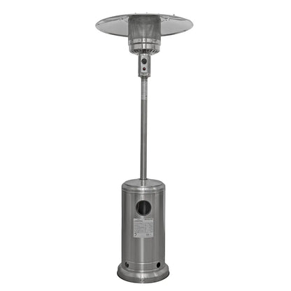 Dellonda DG2 13kW Stainless Steel Commercial Gas Outdoor Garden Patio Heater Wheels Dellonda