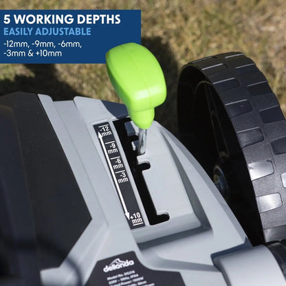 Dellonda DG216 1500W Electric 2-in-1 Scarifier with 5-Heights 36cm Cutting Diameter 230v Dellonda