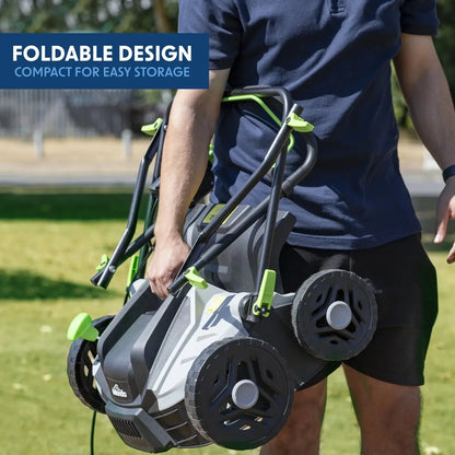 Dellonda DG216 1500W Electric 2-in-1 Scarifier with 5-Heights 36cm Cutting Diameter 230v Dellonda