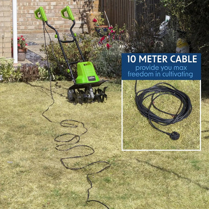 Dellonda DG217 Electric Tiller / Cultivator 1500W 230V Dellonda