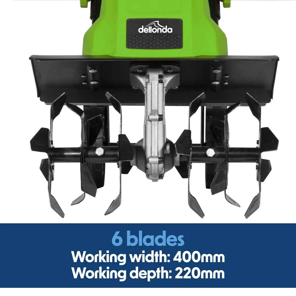 Dellonda DG217 Electric Tiller / Cultivator 1500W 230V Dellonda