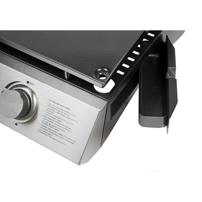 Dellonda DG22 3 Burner Portable Gas Plancha 7.5kW BBQ Griddle Stainless Steel Dellonda