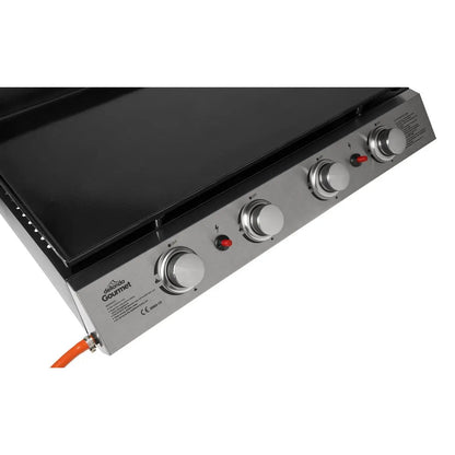Dellonda DG23 4 Burner Portable Gas Plancha 10kW BBQ Griddle Stainless Steel Dellonda