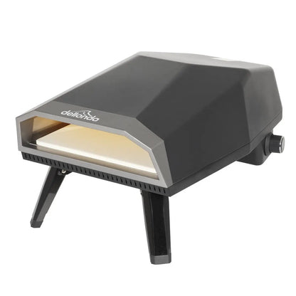Dellonda DG257 Gas Pizza Oven with Gas Regulator Water Resistant Cover/Carry Bag & 12" Pizza Peel Dellonda