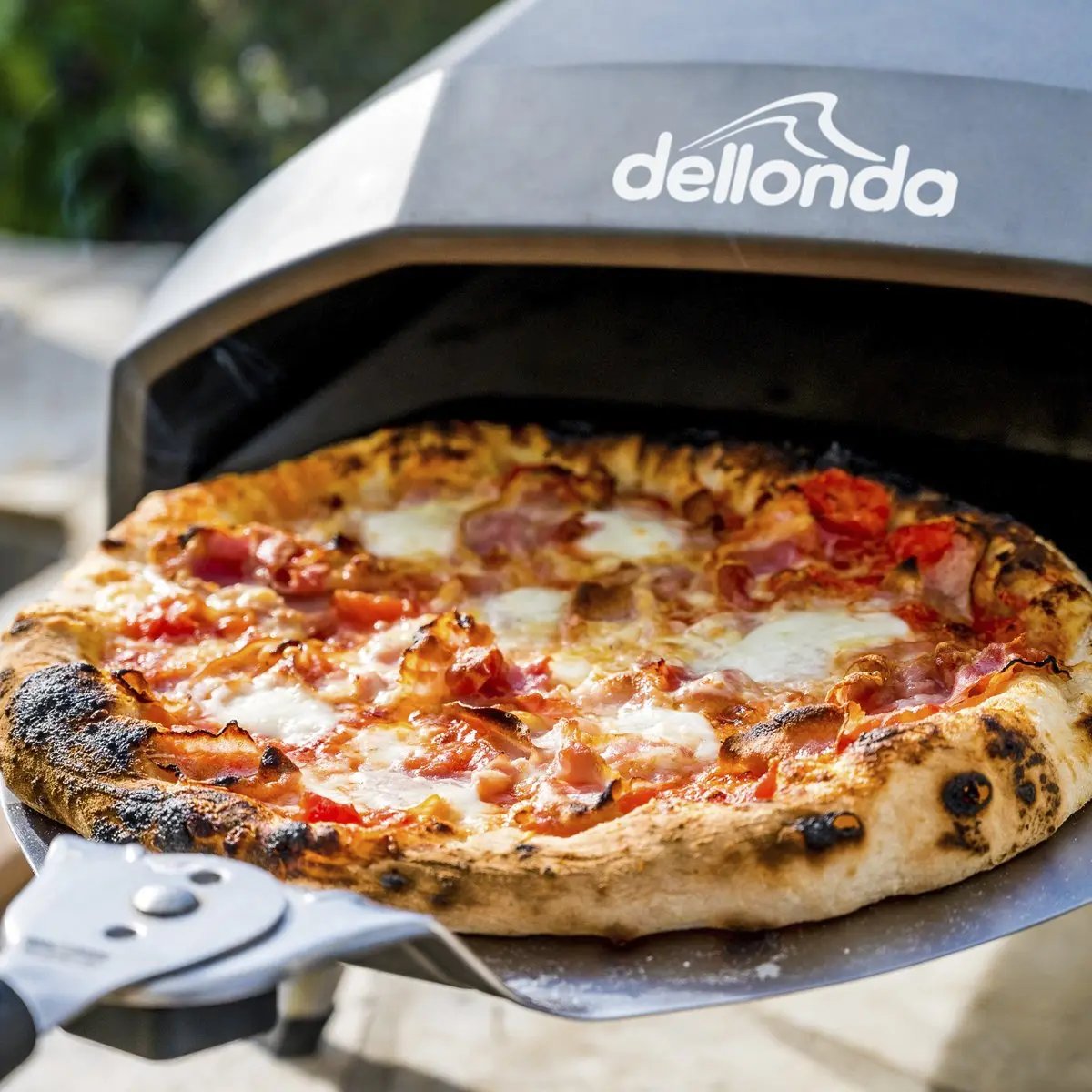 Dellonda DG257 Gas Pizza Oven with Gas Regulator Water Resistant Cover/Carry Bag & 12" Pizza Peel Dellonda
