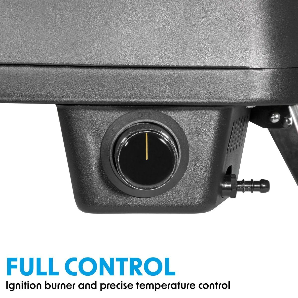 Dellonda DG257 Gas Pizza Oven with Gas Regulator Water Resistant Cover/Carry Bag & 12" Pizza Peel Dellonda