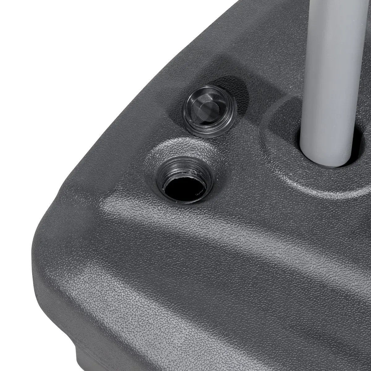 Dellonda DG266 60L Fillable Parasol Base with Wheels and Cross Base Water or Sand Filled Dellonda